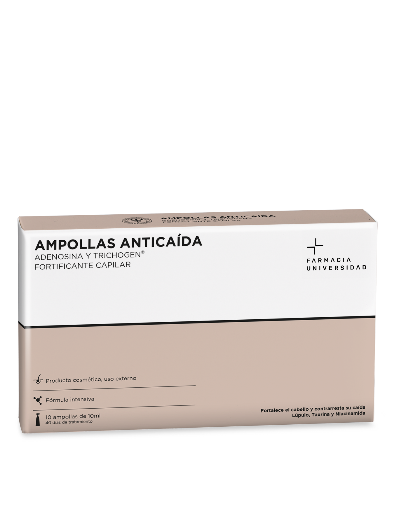 Ampollas anticaída Farmauniversidad 10 x 10 ml